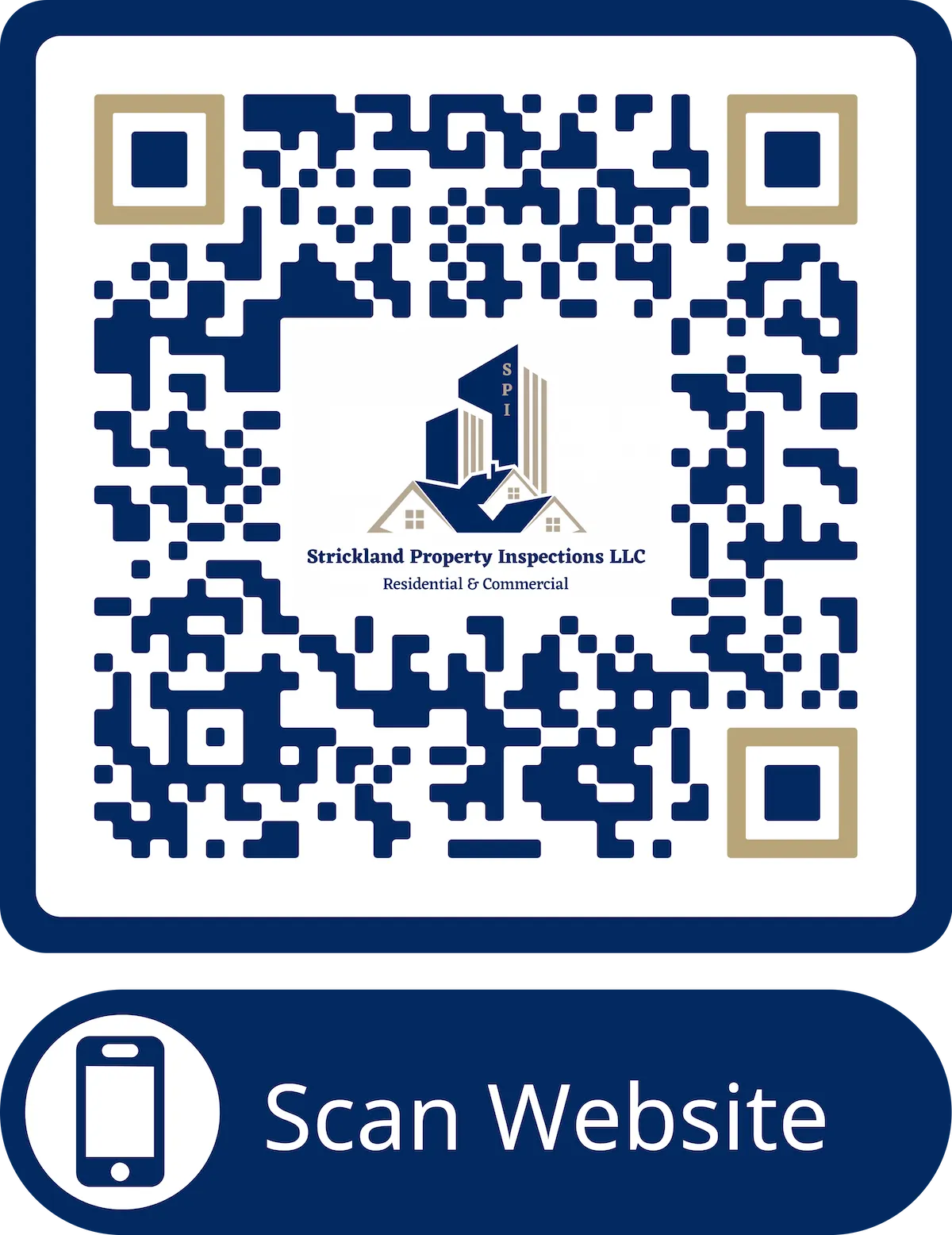 Strickland Property Inspections QR Code